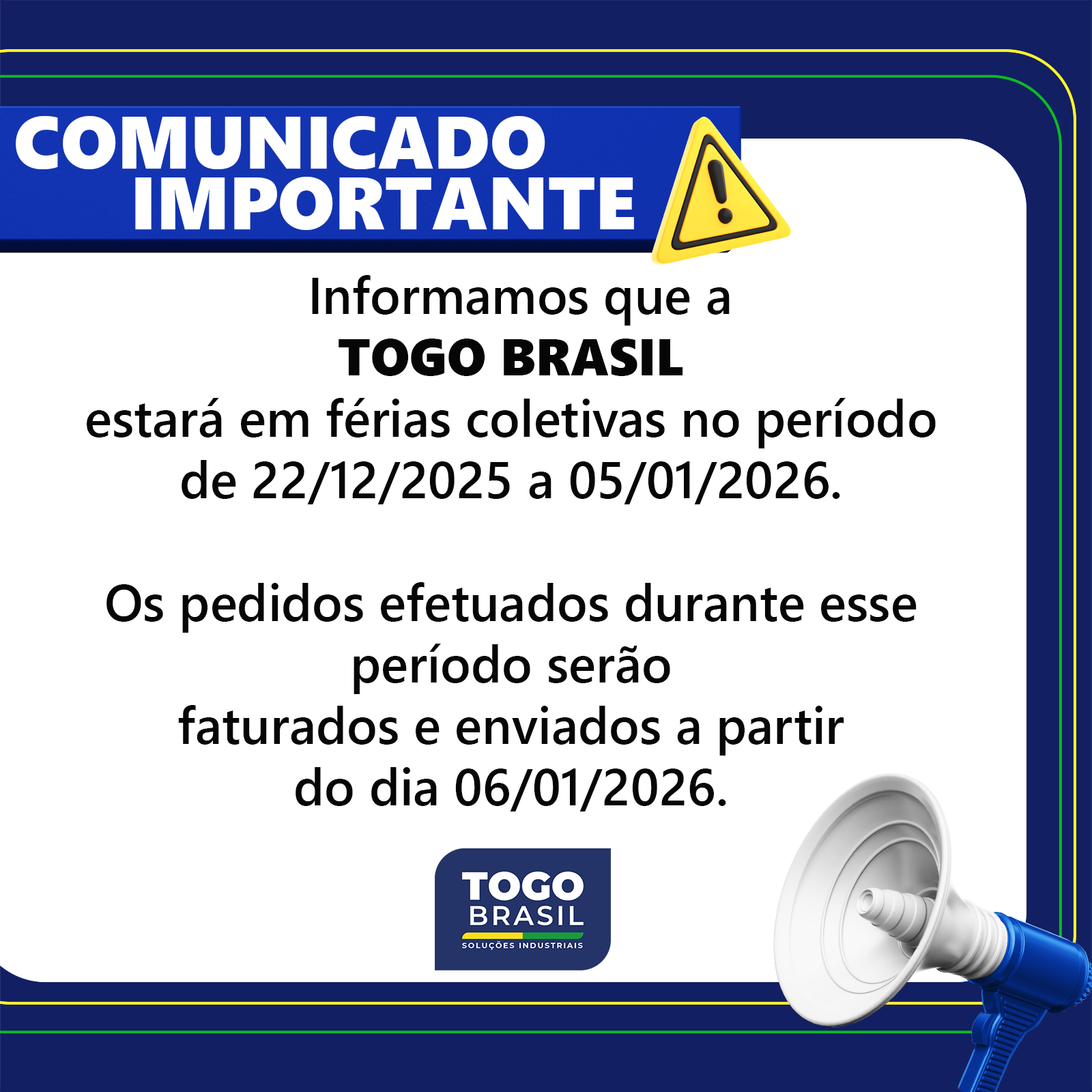 pop up comunicado ferias